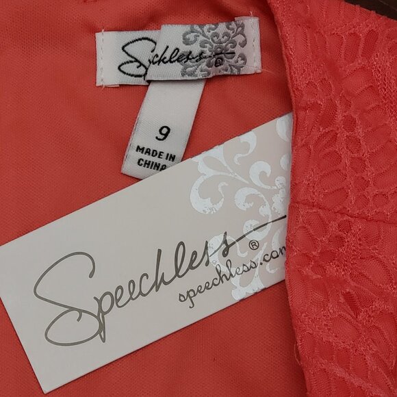 NWT Speechless Juniors Coral Sleeveless Dress 9 - Picture 5 of 7
